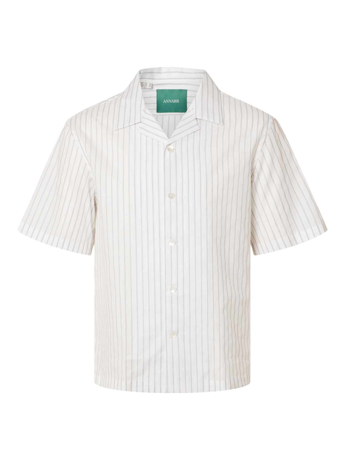 ANRRELAXALFRED-STRIPE Shirts - Egret
